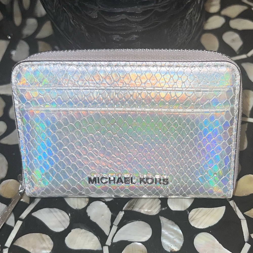 Michael kors holographic wallet